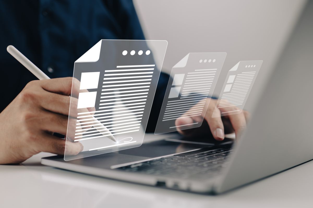 Il titolare dell'azienda utilizza un software di gestione dei contratti.