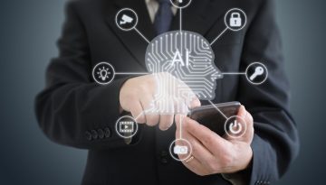 The man is using AI eSignature.