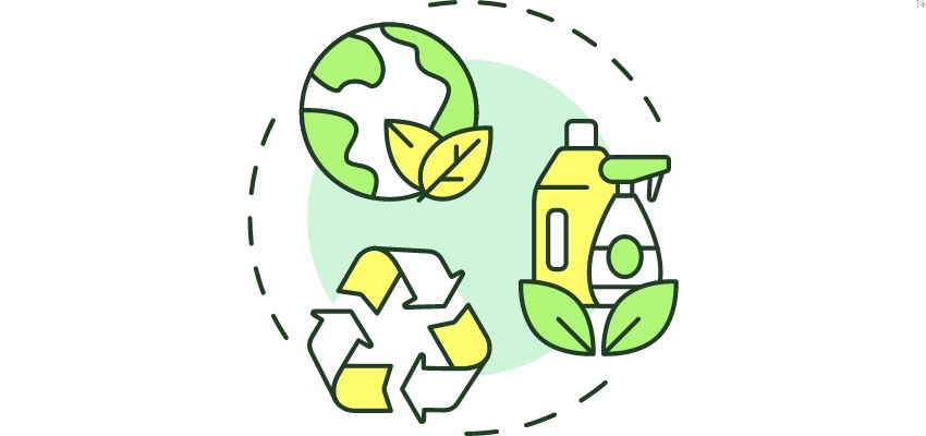 Un'immagine grafica delle pratiche ecologiche, uno dei vantaggi delle firme elettroniche.
