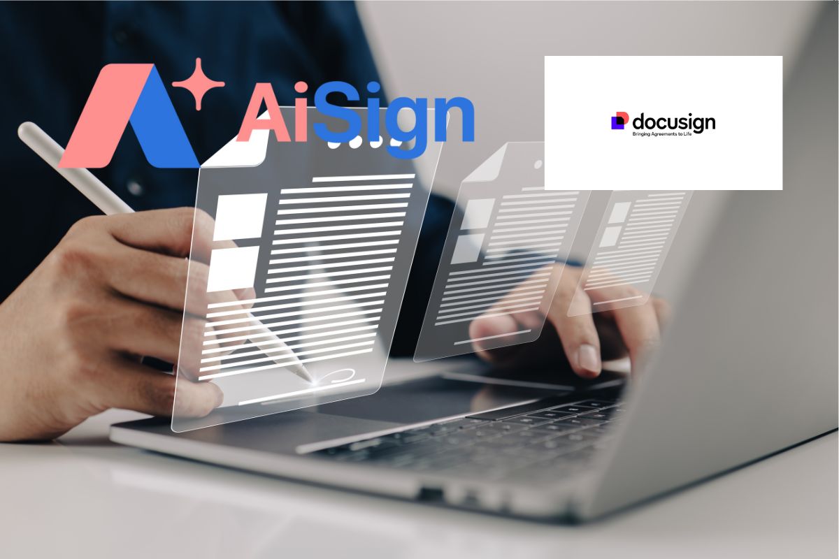 Der Fachmann probiert AiSign und Docusign aus, um zu wissen, was besser ist.