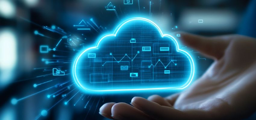 Die Grafik zeigt das cloudbasierte Vertragsmanagement.