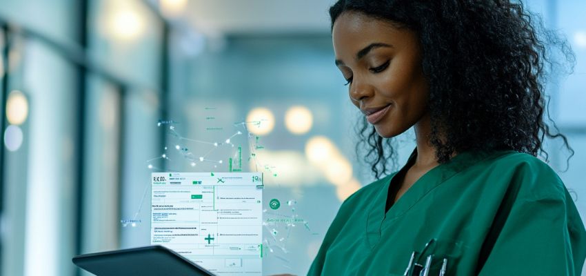 Le personnel soignant est heureux tout en sécurisant les informations des patients.