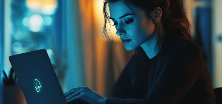 Una donna ha utilizzato uno dei principali strumenti e software di firma digitale in Spagna.