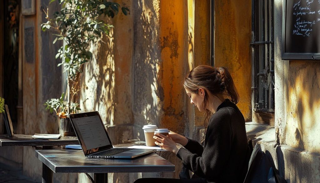 La mujer italiana utilizó Firma Digitale para firmar contratos digitales.