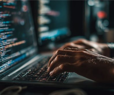 The man uses AI and automation for his business.